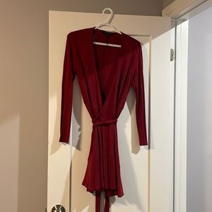Dynamite Red Wrap Dress